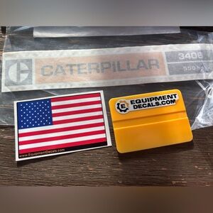 FREE SHIPPING! Caterpillar Decal with Tool